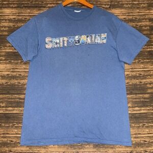 Smithsonian Institution Blue Logo Graphic Men's S Regular Fit Jersey T-Shirt
